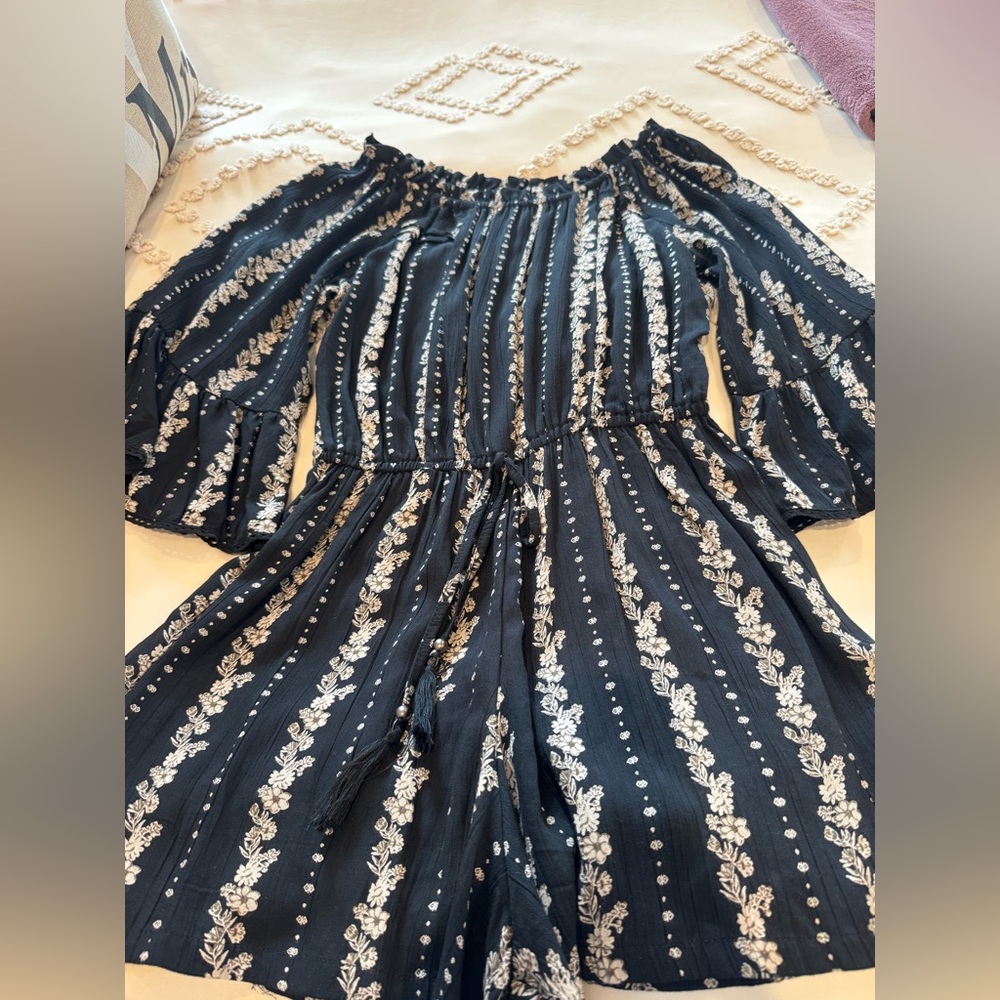 Womens Black Romper